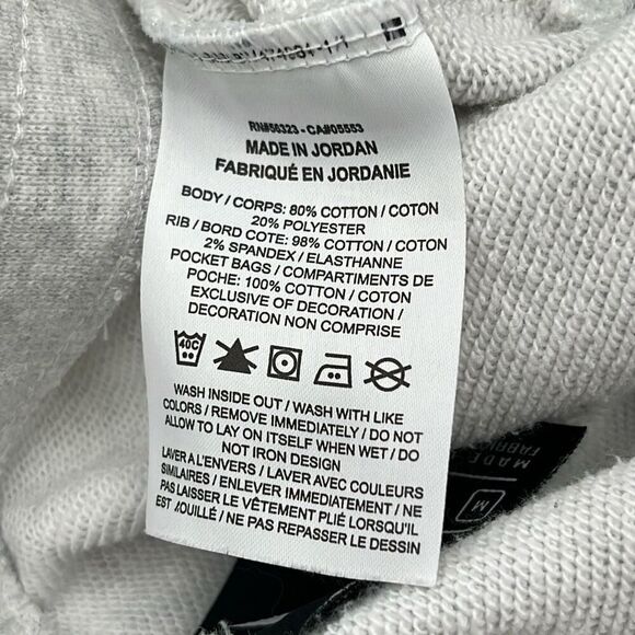 NIKE Girl’s Outfit Set Kids Medium Heather Gray Cropped Sweatshirt & Shorts 2 Pc - Picture 9 of 11